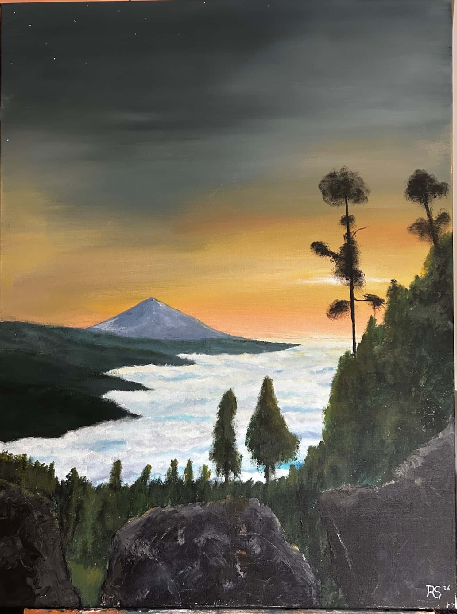 El Teide (Tenerife) 60x80 Cm