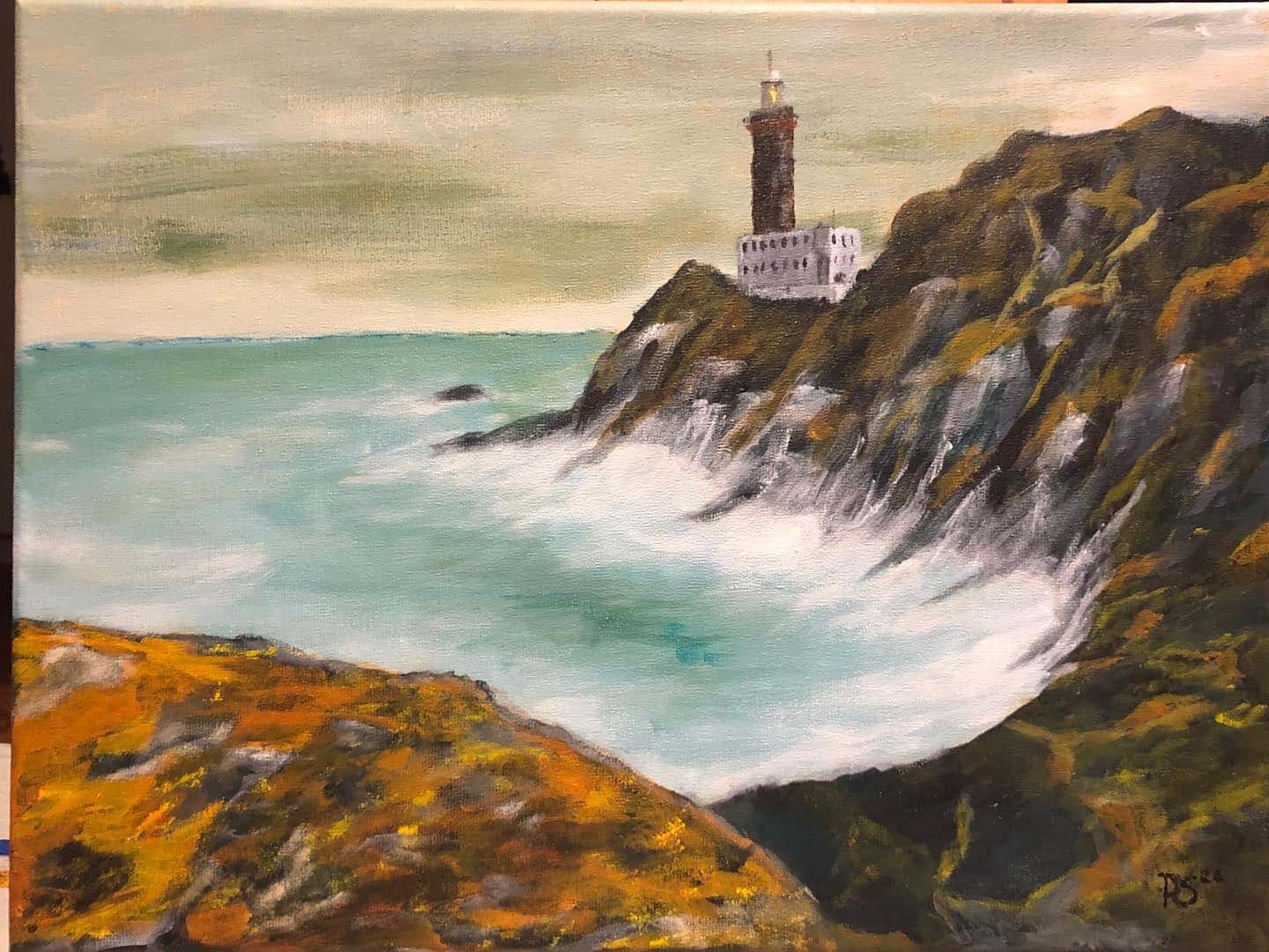 Lighthouse at Storms End 30x40